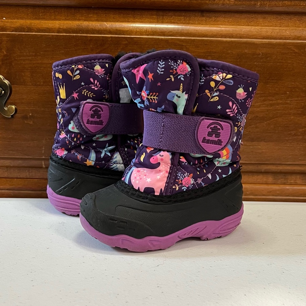 Kamik Kids Snowbug 6 Unicorn Snow Boots
